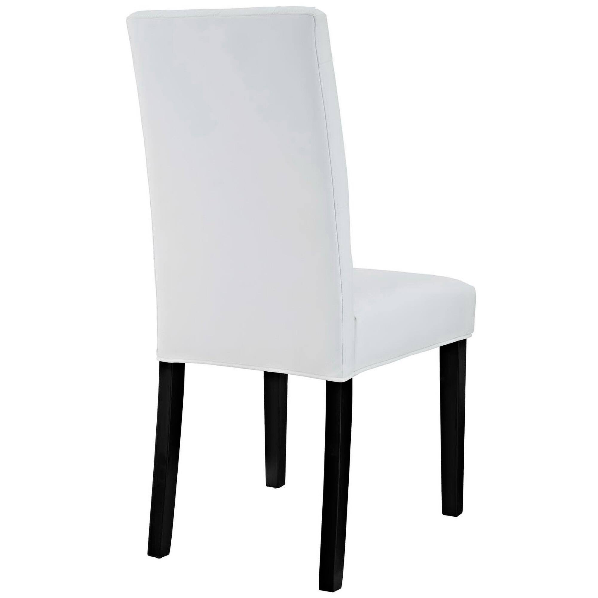 Back. Modway - Confer Vinyl Dining Side Chair Set of 2 by Modway - White.