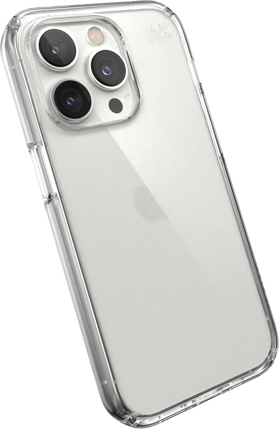 Front. Speck - Speck Presidio Perfect-Clear Case for iPhone 14 Pro - Clear.