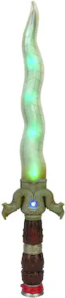 Front. Disney - Disneys Raya and the Last Dragon Light & Sound Role Play Sword - Blue.