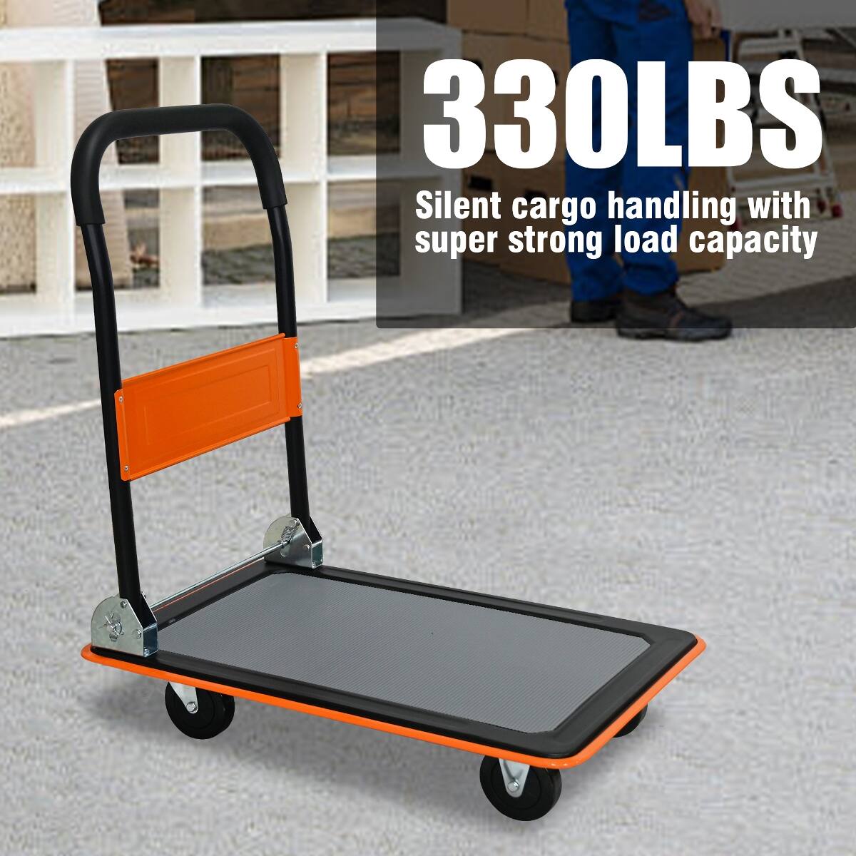 330LBS Silent cargo handling with super strong load capacity