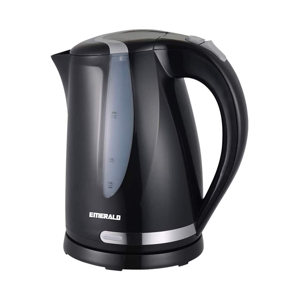 Front. Emerald - 1.7L Electric Kettle - Black.