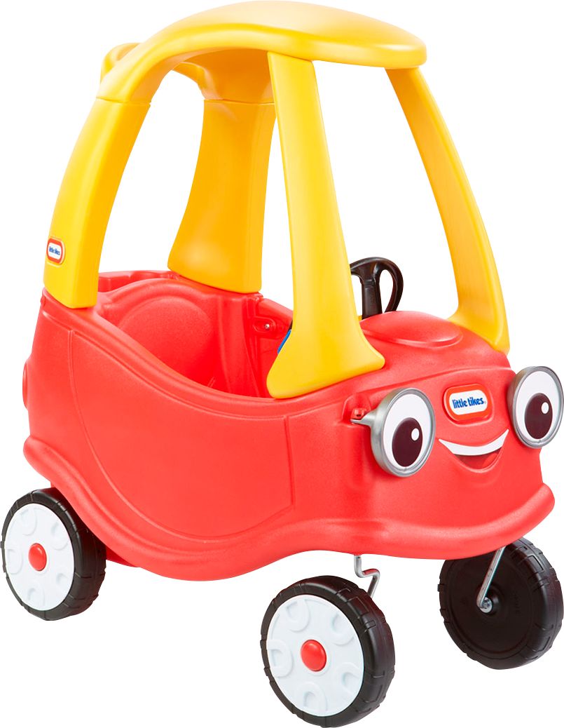 Angle View: Toy Time - Firetruck Wiggle Car Ride On Toy – No Batteries, Gears or Pedals – Twist, Swivel, Go – Outdoor Ride Ons for Kids  (Red) - Fire Truck Red