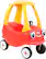 Angle. Little Tikes - Cozy Coupe - Yellow and Red.