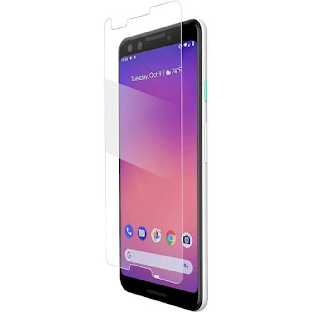 SaharaCase - ZeroDamage Tempered Glass Screen Protector for Google Pixel 3 - Clear