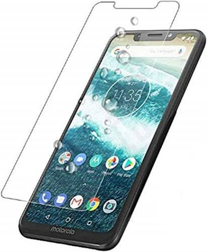 Alt View 12. SaharaCase - ZeroDamage Tempered Glass Screen Protector for Motorola One Action - Clear.
