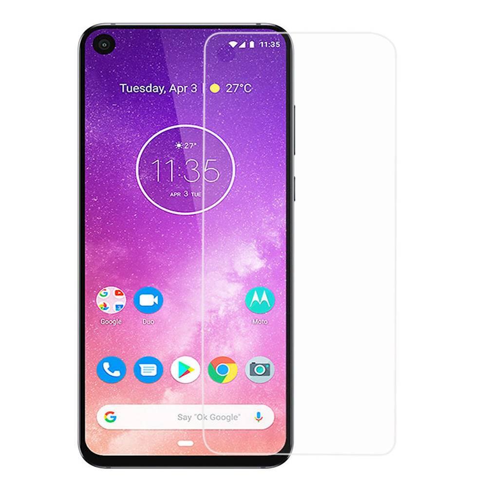 Alt View 14. SaharaCase - ZeroDamage Tempered Glass Screen Protector for Motorola One Action - Clear.