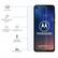 Alt View 16. SaharaCase - ZeroDamage Tempered Glass Screen Protector for Motorola One Action - Clear.