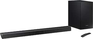 Samsung - 2.1-Channel 320W Soundbar System with 6-1/2" Wireless Subwoofer - Charcoal Black - Angle_Zoom