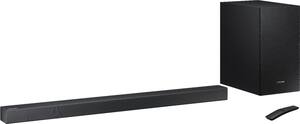 Samsung - 2.1-Channel 200W Soundbar System with 6-1/2" Wireless Subwoofer - Charcoal Black - Angle_Zoom