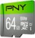 Alt View Zoom 11. PNY - 64GB Elite Class 10 U1 microSDHC Flash Memory Card.