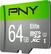 Alt View 11. PNY - 64GB Elite Class 10 U1 microSDXC Flash Memory Card - Black.