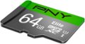 Alt View Zoom 12. PNY - 64GB Elite Class 10 U1 microSDHC Flash Memory Card.