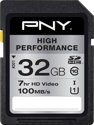 PNY - High Performance 32GB SDHC UHS-I Memory Card