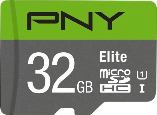 Front Zoom. PNY - 32GB microSDHC UHS-I Memory Card.