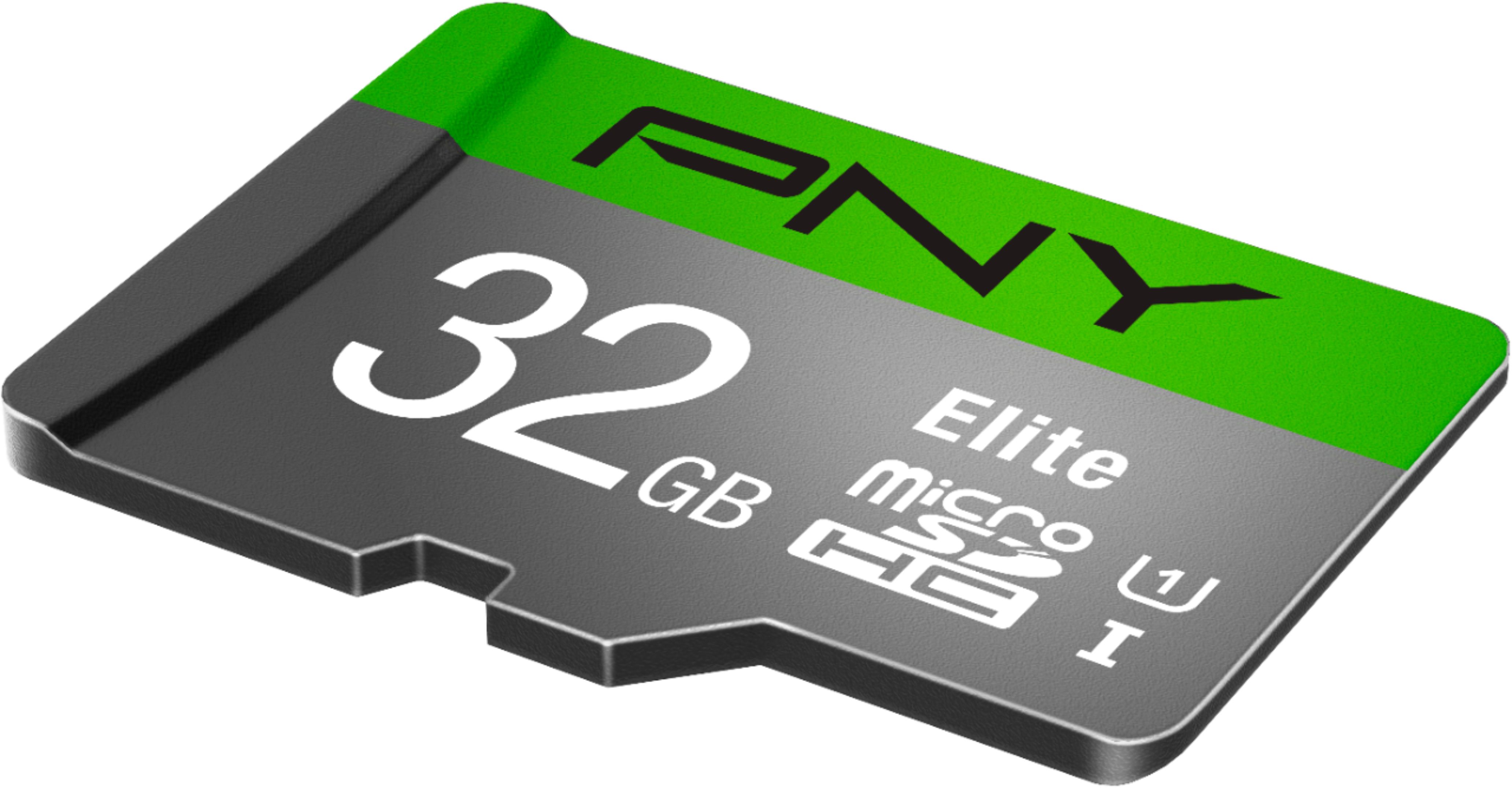 LOT OF 4 PNY Elite 32GB microSDHC Memory Card P-SDU32GU185EDRGE 