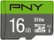 Front Zoom. PNY - 16GB microSDHC UHS-I Memory Card.