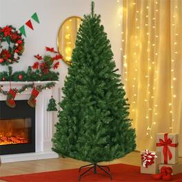BreeBe - Premium Hinged Christmas Tree – Artificial Sizes from 6FT - Green