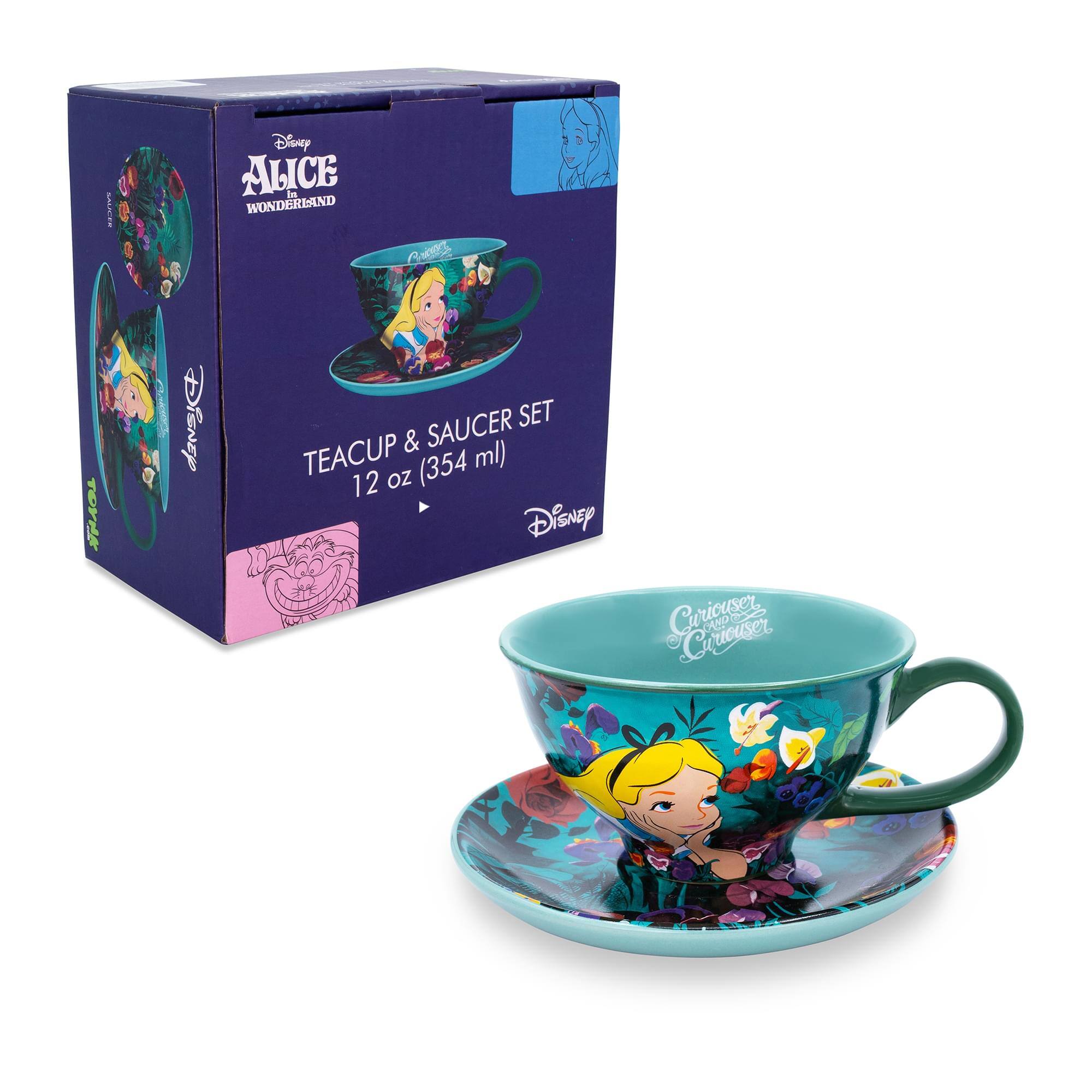 Disney Alice in Wonderland  
Teacup & Saucer Set  
12 oz (354 ml)