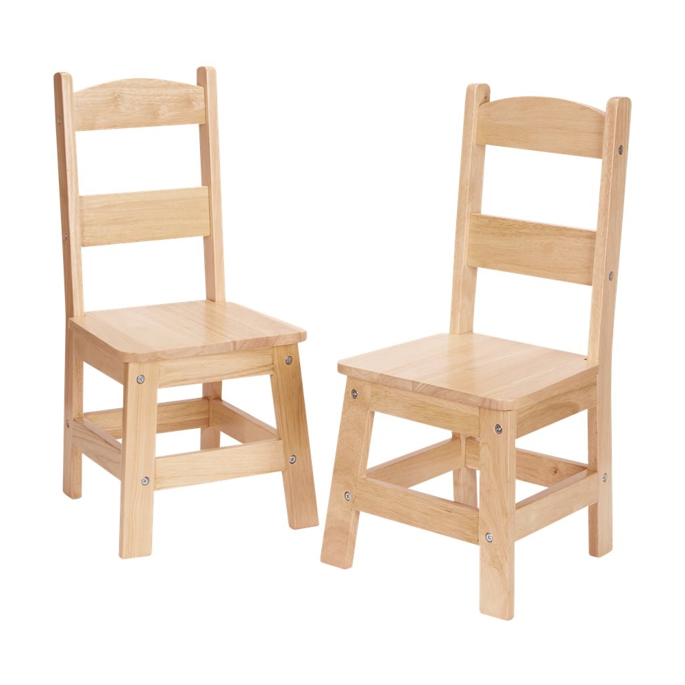 Best Buy: Melissa & Doug Hardwood Chairs (Set of 2) Beige 8789