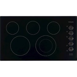 Frigidaire - 36" Electric Cooktop - Black - Front_Zoom