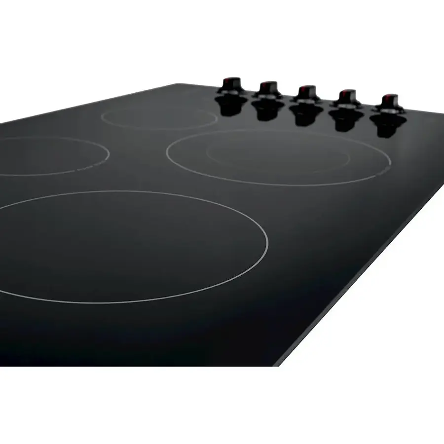 Alt View 12. Frigidaire - 36" Electric Cooktop - Black.