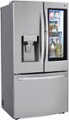 Angle Zoom. LG - 29.7 Cu. Ft. French InstaView Door-in-Door Refrigerator with Craft Ice - Stainless steel.