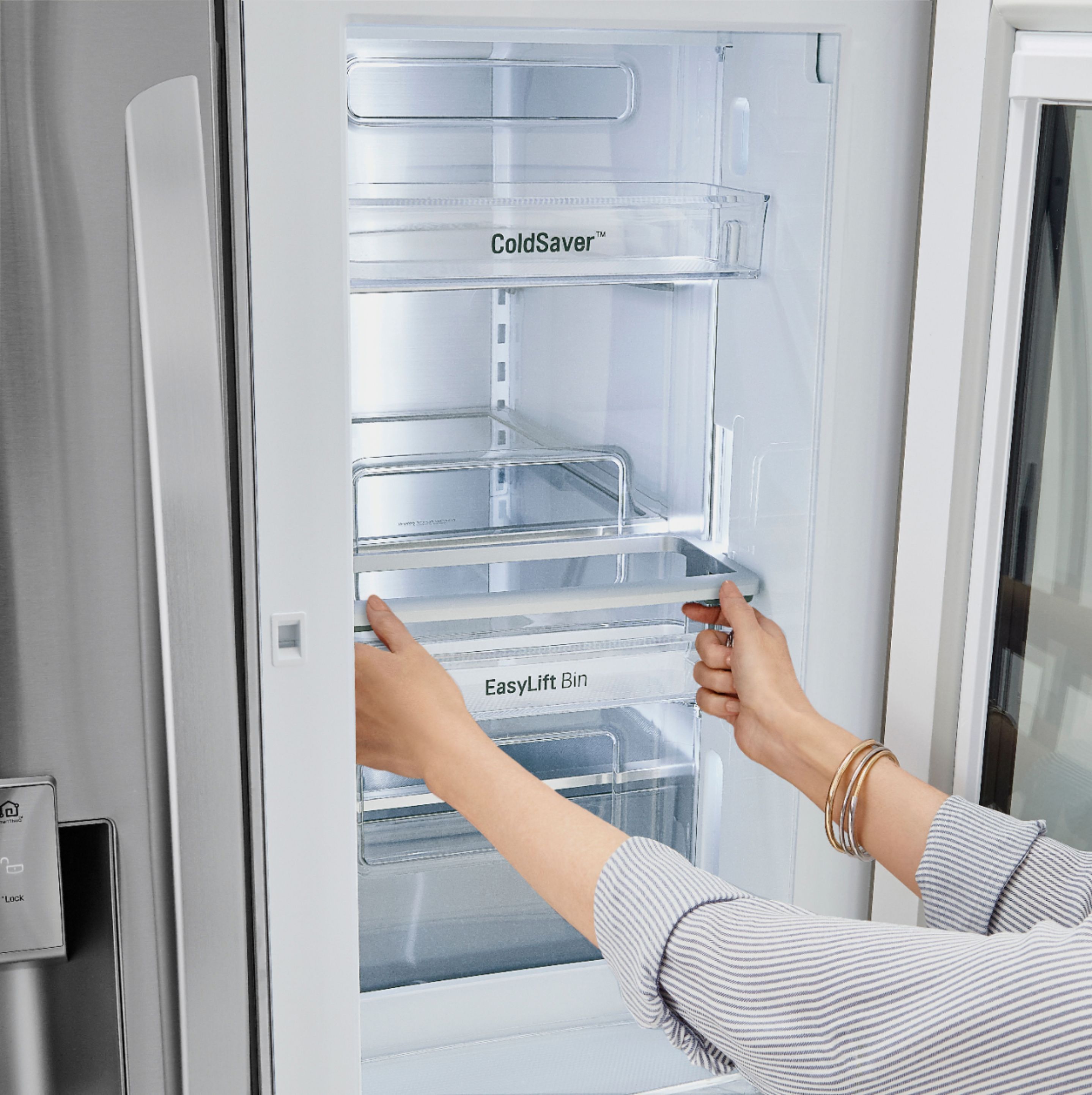 LRFDS3016S by LG - 30 cu. ft. Smart wi-fi Enabled Door-in-Door®  Refrigerator with Craft Ice™ Maker