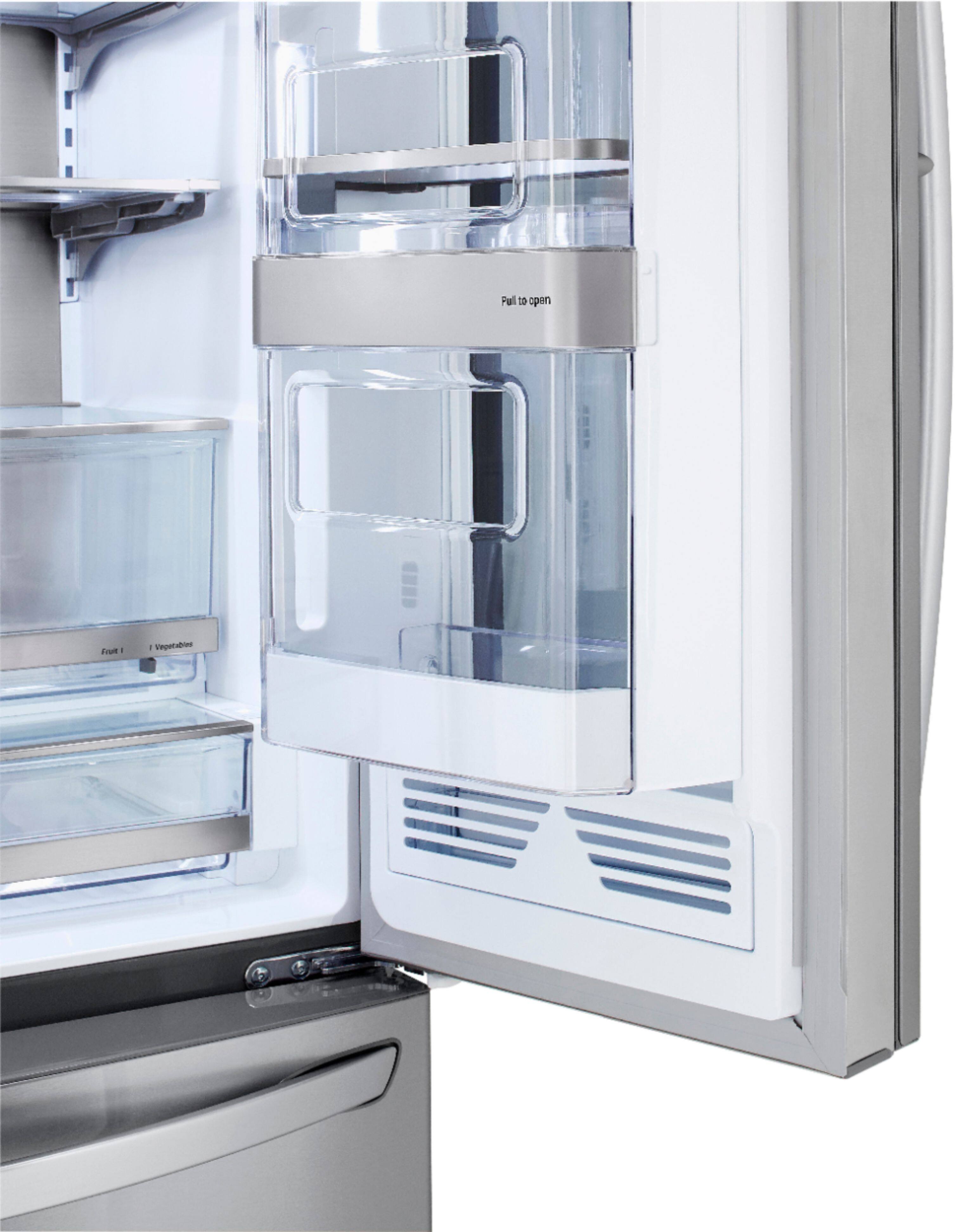 Alt View 13. LG - 29.7 Cu. Ft. French Door-in-Door Smart Refrigerator with Craft Ice - Stainless Steel.