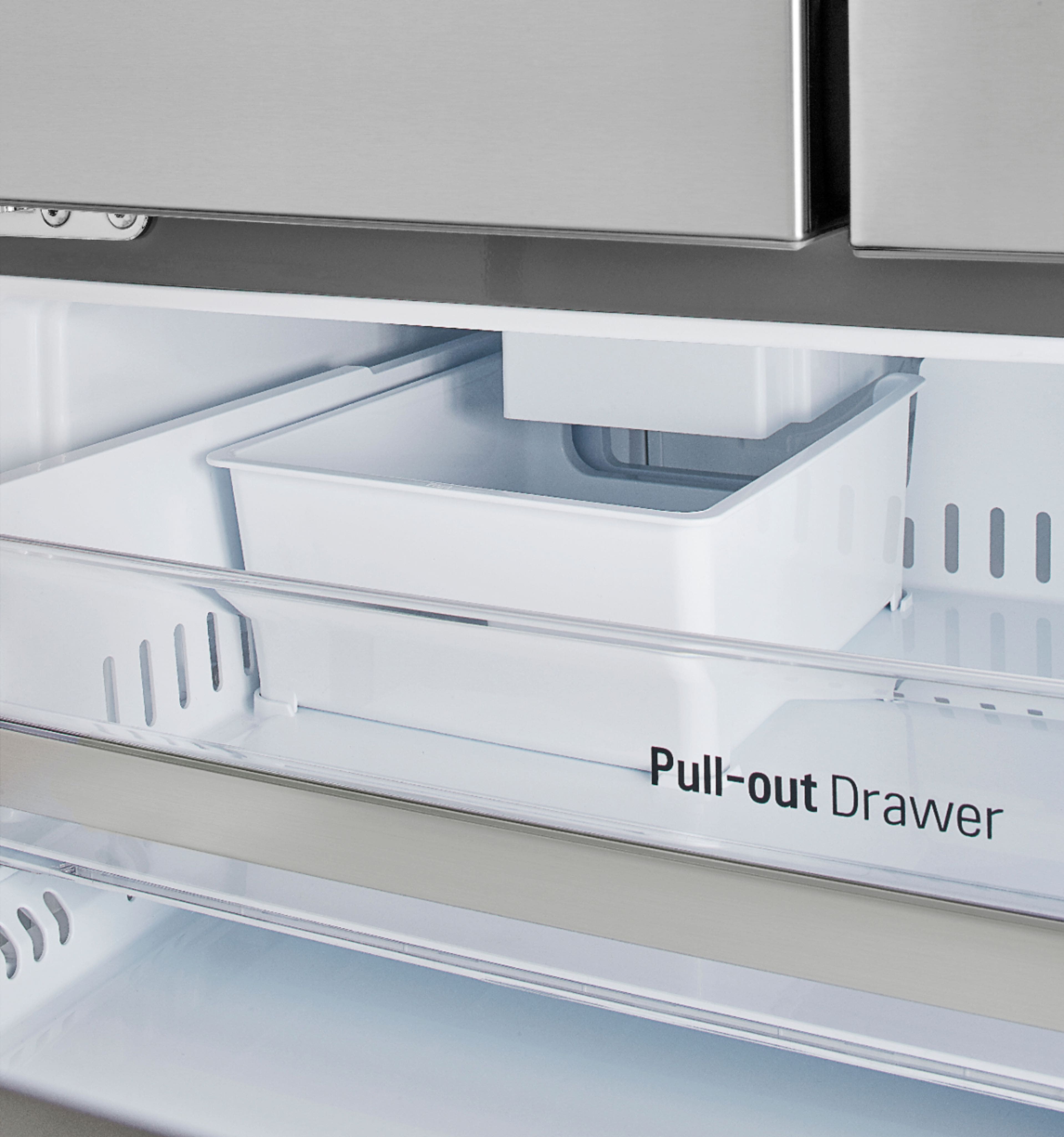 Alt View 15. LG - 29.7 Cu. Ft. French Door-in-Door Smart Refrigerator with Craft Ice - Stainless Steel.