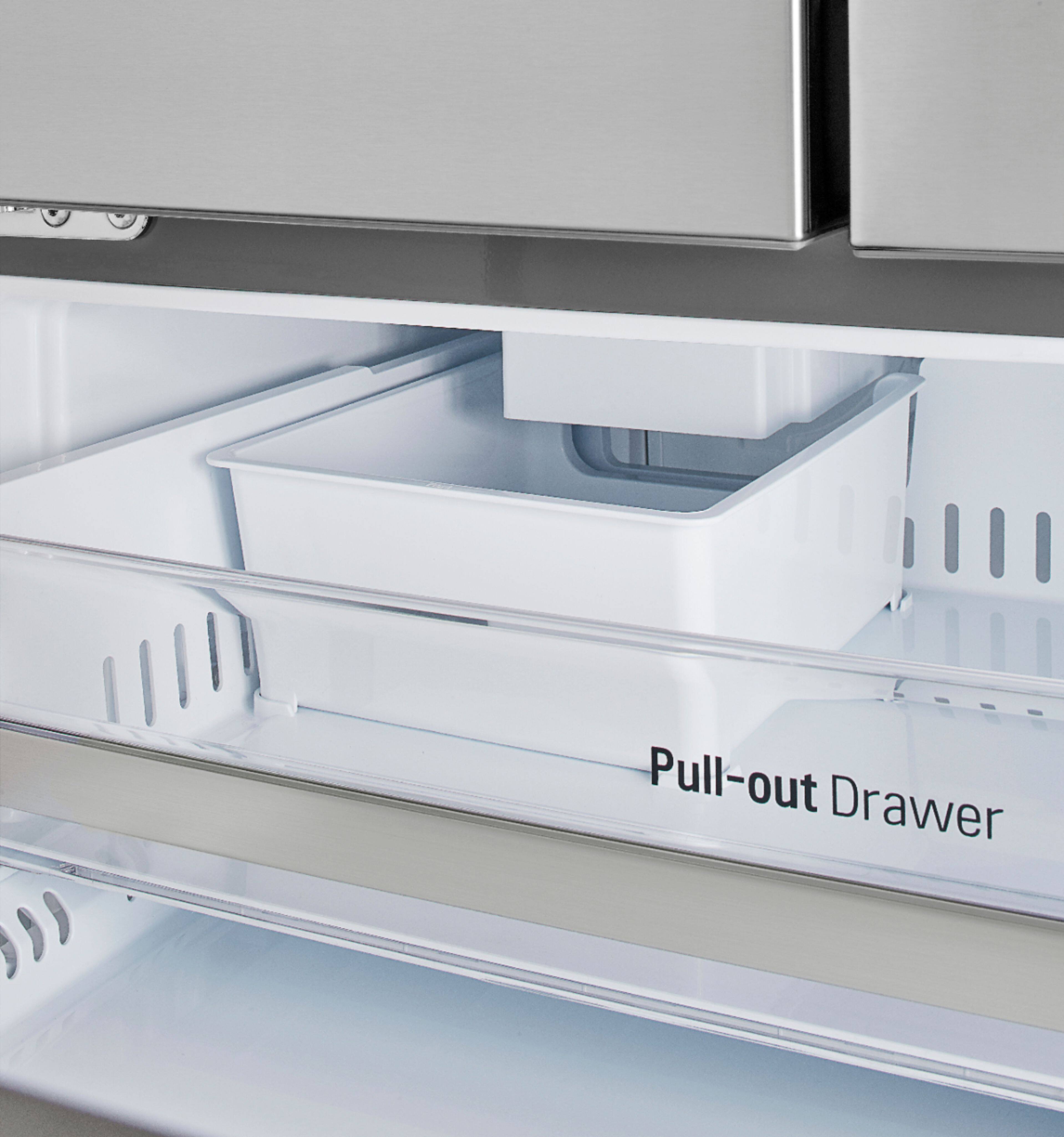 Alt View 15. LG - 29.7 Cu. Ft. French Door-in-Door Smart Refrigerator with Craft Ice - Stainless Steel.