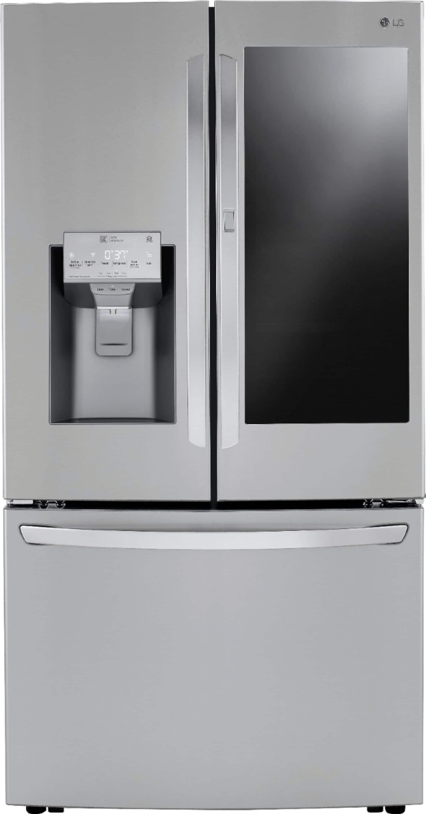 Alt View 26. LG - 29.7 Cu. Ft. French Door-in-Door Smart Refrigerator with Craft Ice - Stainless Steel.