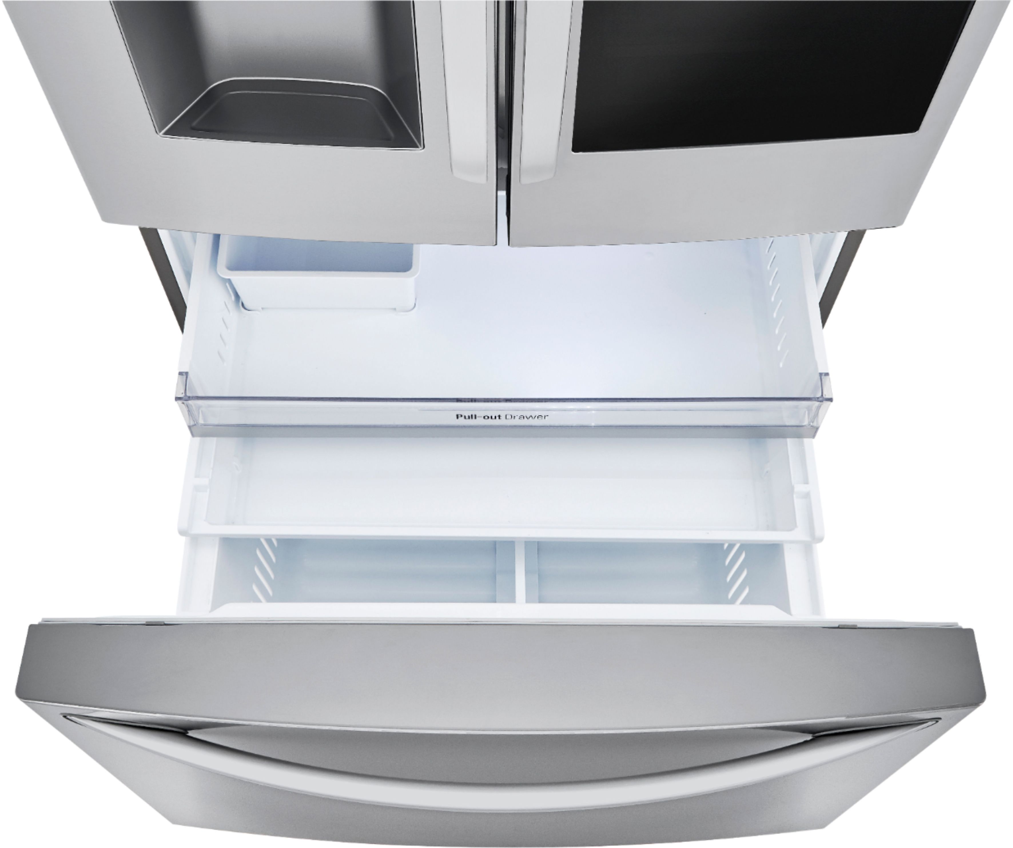 LRFVS3006D LG Appliances 30 cu. ft. Smart wi-fi Enabled InstaView™  Door-in-Door® Refrigerator with Craft Ice™ Maker BLACK STAINLESS STEEL -  Hahn Appliance Warehouse