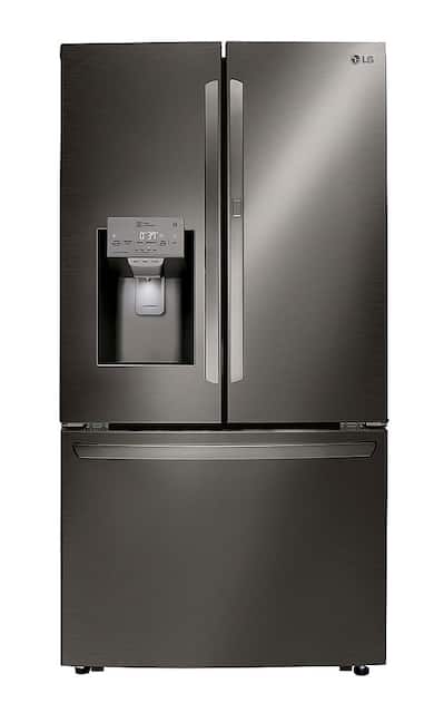 Lg 29 7 Cu Ft French Door In Door Refrigerator Black Stainless Steel Lrfds3006d Best Buy