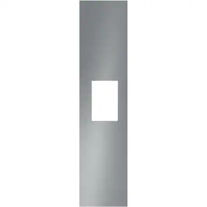 Front. Thermador - Door Panel for Thermador Freezers - Stainless Steel.