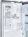Alt View 33. LG - 23.5 Cu. Ft. French Door-in-Door Counter-Depth Smart Refrigerator with Craft Ice - Stainless Steel.