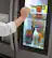 Alt View 29. LG - 23.5 Cu. Ft. French Door-in-Door Counter-Depth Smart Refrigerator with Craft Ice - PrintProof Black Stainless Steel.