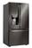 Angle. LG - 23.5 Cu. Ft. French Door Counter-Depth Refrigerator - Black Stainless Steel.