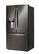 Left. LG - 23.5 Cu. Ft. French Door Counter-Depth Refrigerator - Black Stainless Steel.
