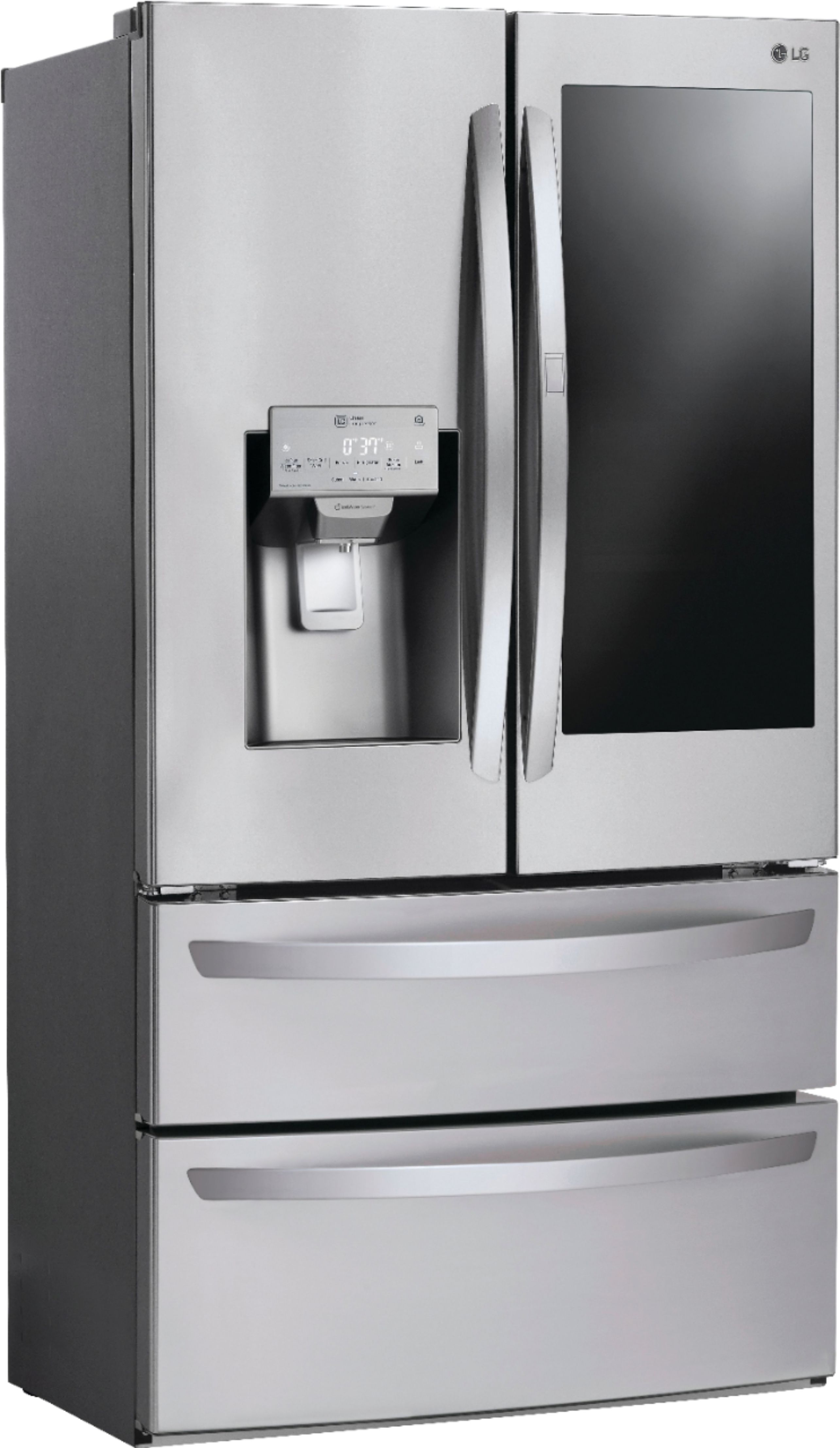 LG InstaView DoorinDoor 27.8 Cu. Ft. 4Door French Door Refrigerator Stainless steel