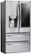 Angle Zoom. LG - 27.8 Cu. Ft. 4-Door French Door Smart Refrigerator with InstaView - Stainless steel.
