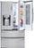 Alt View 23. LG - 27.8 Cu. Ft. 4-Door French Door Smart Refrigerator with InstaView - Stainless Steel.