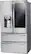 Left. LG - 27.8 Cu. Ft. 4-Door French Door Smart Refrigerator with InstaView - Stainless Steel.