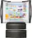 Alt View 1. LG - 27.8 Cu. Ft. 4-Door French Door Smart Refrigerator with InstaView - Black stainless steel.