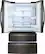 Alt View 2. LG - 27.8 Cu. Ft. 4-Door French Door Smart Refrigerator with InstaView - Black stainless steel.