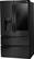 Left. LG - Door in Door 27.8 Cu. Ft. 4-Door French Door Refrigerator - PrintProof Matte Black Stainless Steel.