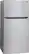 Angle. LG - 23.8 Cu. Ft. Top-Freezer Refrigerator - Stainless steel.