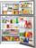 Alt View 1. LG - 23.8 Cu. Ft. Top-Freezer Refrigerator - Stainless Steel.