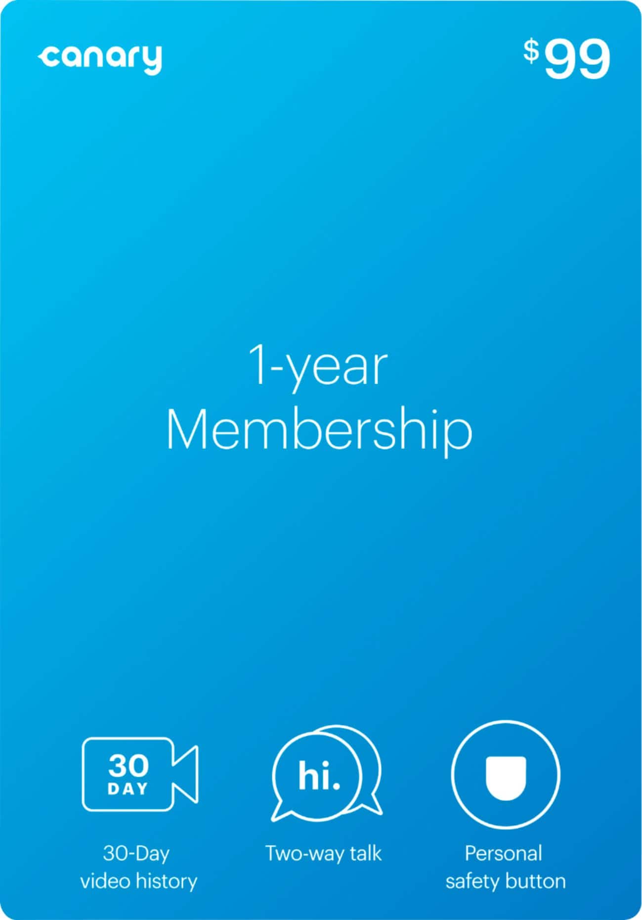 Front. Canary - 1-Year Membership.