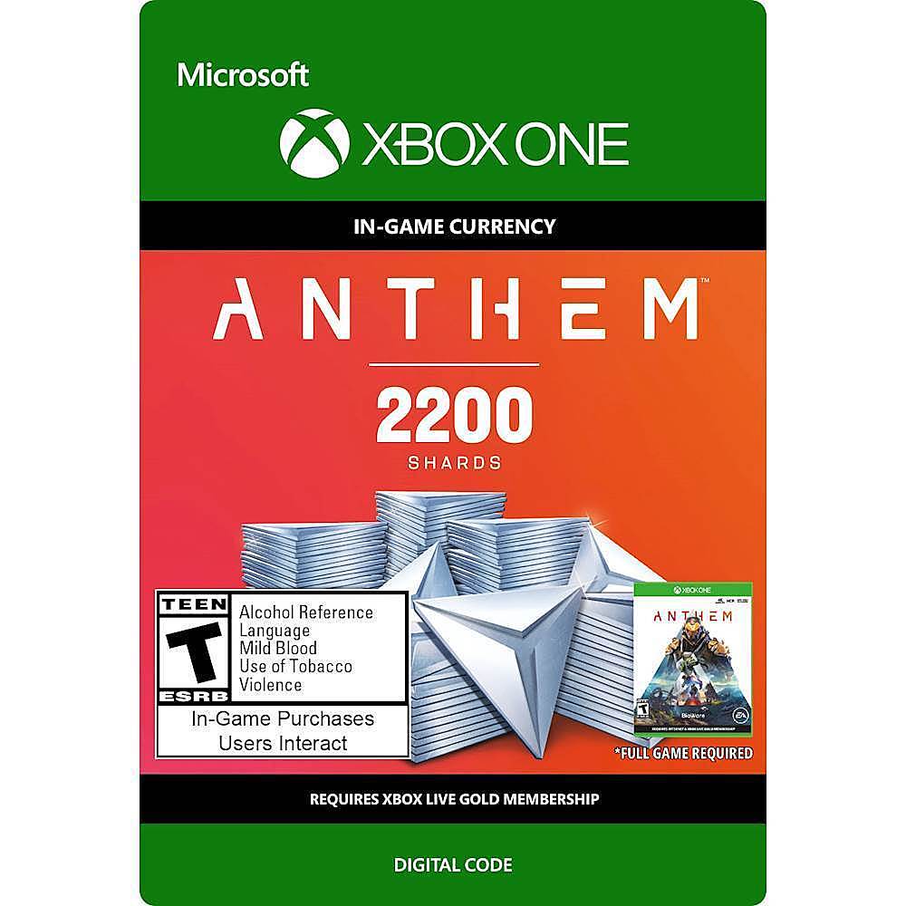 Anthem 2,200 Shards - Xbox One [Digital]