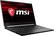 Front. MSI - 15.6" Gaming Laptop - Intel Core i7 - 16GB Memory - NVIDIA GeForce RTX 2080 Max-Q - 256GB Solid State Drive - Matte Black With Gold Diamond Cut.